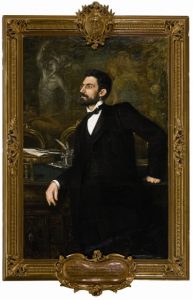 Juan José Gárate y Clavero. Retrato de Basilio Paraíso, h. 1900. Cámara de Comercio de Zaragoza.