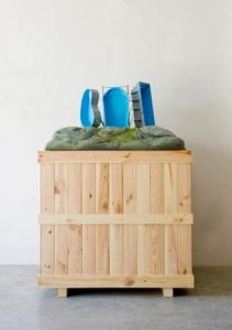 Miguel Ángel Moreno. Azul vertical, 2012.