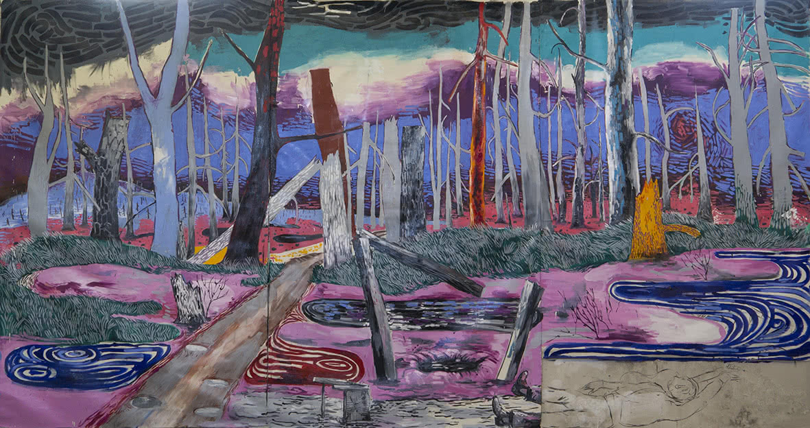 Abraham Lacalle. Bostezo. 2014. Galería Marlborough.