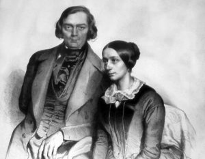 Robert Schumann y Clara Wieck. (Imagen: Eduard Kaiser (+1895), Foto Peter Geymayer - Eigenes (Wien))