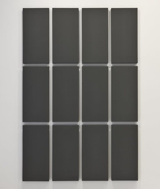 Alan Charlton. Grid Painting '3 x 4'. 2007. Galería Miguel Marcos.