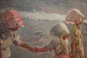 Joaquín Sorolla y Bastida. Las tres hermanas en la playa (detalle). 1908. Foto: Luis Martín.