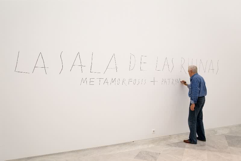 José Ramón Sierra en el CAAC. José Ramón Sierra en el CAAC.