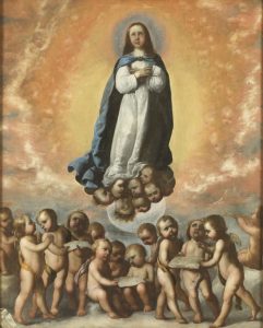 Inmaculada Niña. Francisco de Zurbarán (1598-1664). Óleo sobre lienzo, 194 x 157 cm 1656 Madrid, Museo Nacional del Prado. Donación Plácido Arango.