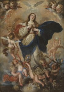 La Inmaculada Concepción. Mateo Cerezo (1637-1666). Óleo sobre lienzo, 210 x 146 cm. h. 1660. Madrid, Museo Nacional del Prado. Donación Plácido Arango.