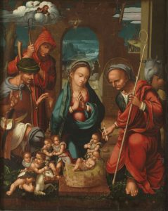 Felipe Pablo de San Leocadio (hacia1480-1547). Pintura sobre tabla, 110 x 87 cm. h.1539. Madrid, Museo Nacional del Prado. Donación Plácido Arango.