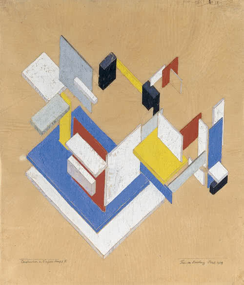 Theo van Doesburg. Construcción espaciotemporal II (1924). Museo Thyssen-Bornemisza.