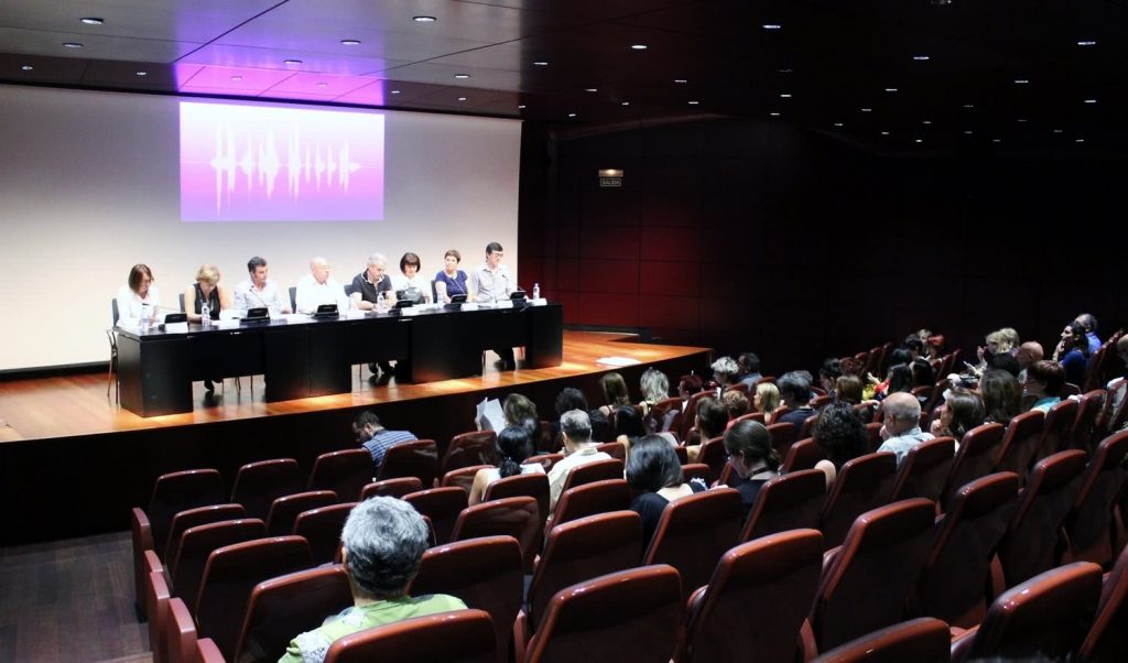 Presentación de la Mesa sectorial del arte contemporáneo. Foto: Sonia Aguilera