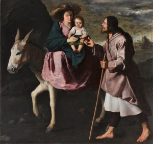Francisco de Zurbarán. Huida a Egipto. c. 1630-1635. Seattle, Seattle Art Museum, Donación Barney A. Ebsworth.