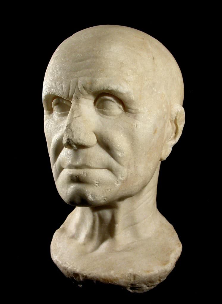 Anónimo de Época Romana. Retrato de anciano, siglo I a. C.