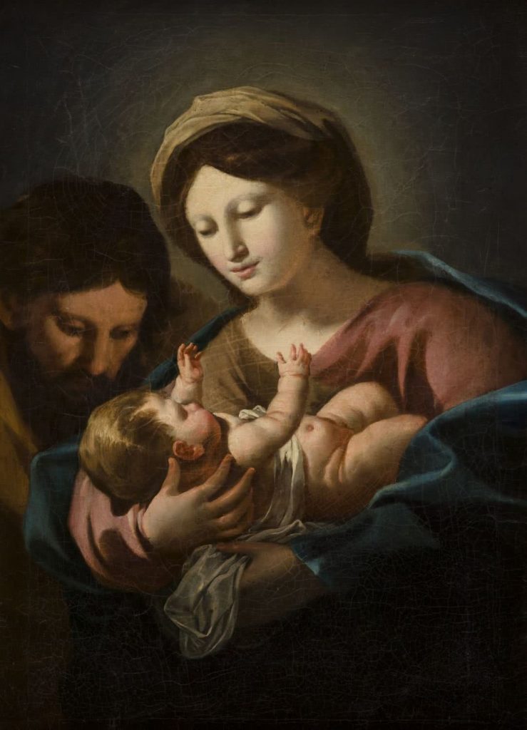 Francisco de Goya. Virgen con el niño y San José, 1772 - 1773