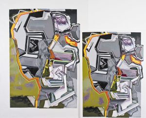 Luis Gordillo. Aproximación aproximándose. 2014.