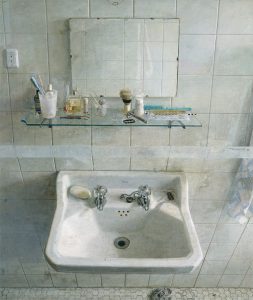 Antonio López. El lavabo, 1967. Óleo sobre tabla. 98 x 83.5 cm. Museum of Fine Arts, Boston.