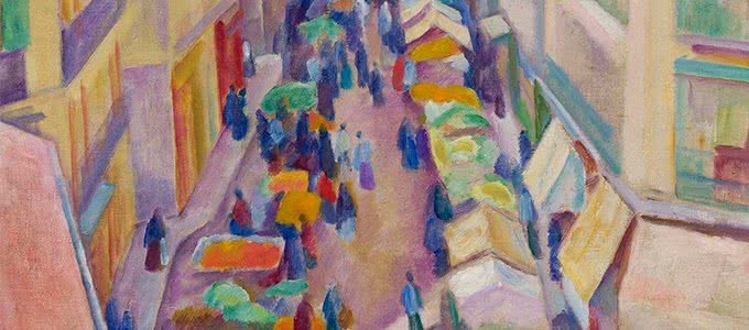 Józef Pankiewicz (1866–1940), A Street in Madrid, 1916–1918, The National Museum in Warsaw.