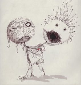 Tim Burton. Untitled (The Melancholy Death of Oyster Boy and Other Stories). 1982-84. © 2015 Tim Burton.