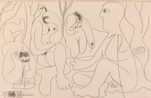 'Les Déjeneurs'. Picasso. Cortesía de la Galería Guillermo de Osma.