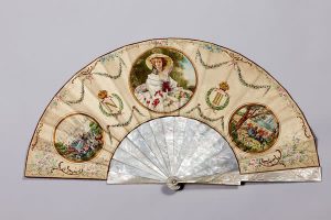 Abanico de la emperatriz Eugenia de Montijo. Colección Duques de Alba.