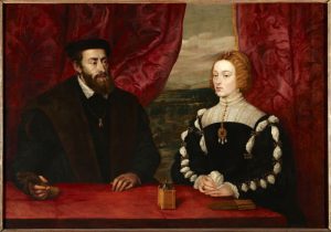 Retrato de Carlos V y la Emperatriz Isabel. Rubens.