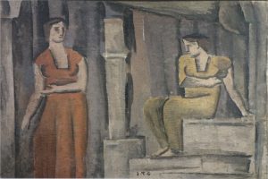 Joaquín Torres-García. Dos figuras. c. 1927.