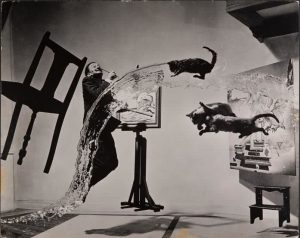 Philippe Halsman, Dali Atomicus, 1948 © 2013 Philippe Halsman Archive Magnum Photos. Images Rights of Salvador Dali reserved.
