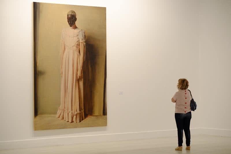 Fixture. Exposición de Michaël Borremans en el CAC Málaga.