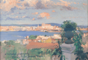Eliseu Meifrèn. Vista de Palm. c. 1908. Es Baluard Museo de Arte Moderno y Contemporáneo de Palma. Depósito: Colección "Sa Nostra" Caixa de Balears.