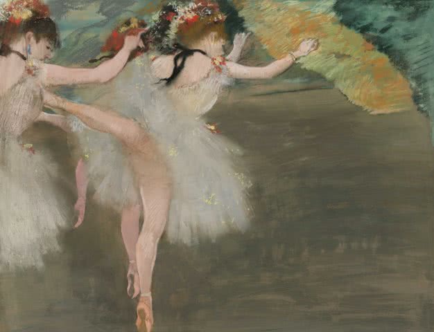 Edgar Degas. Danseuses en blanc. Circa 1878. Estimate $18/25 million.