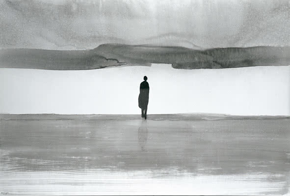 Gao Xingjian. L'Attente. 2009.
