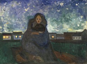 Edvard-Munch-Bajo-las-estrellas-1900-1905-300x222.jpg