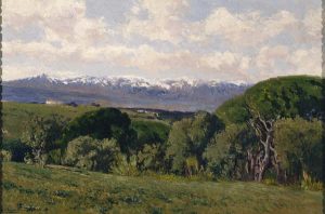 El Guadarrama desde el Plantío de los Infantes. Beruete. 1910. Museo Nacional del Prado.