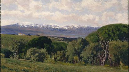 El Guadarrama desde el Plantío de los Infantes. Beruete. 1910. Museo Nacional del Prado.