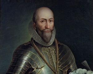 Don Álvaro de Bazán [copia del original]. Primer tercio del siglo XIX. Óleo sobre lienzo. 124 x 90 cm. Fundación Don Álvaro de Bazán.