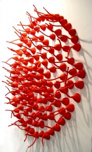 Toshiro Yamaguchi. Red flowers.