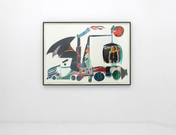 Abdul Vas. POWERARGE, 2007. Collage. 110 x 160 cm.