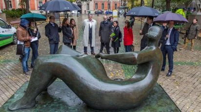 Inauguración de la exposición de Henry Moore.