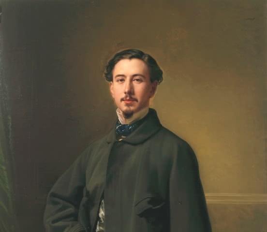 Jaime Girona y Agrafel (detalle). Federico de Madrazo. Óleo sobre lienzo, 123 x 90 cm. Madrid, Museo Nacional del Prado.