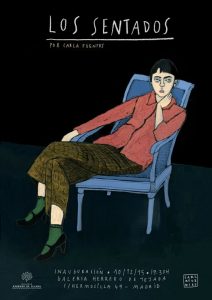 JANE. Acrílico, grafito y óleo en cera sobre cartón negro. 50 x 35 cm. 2015.