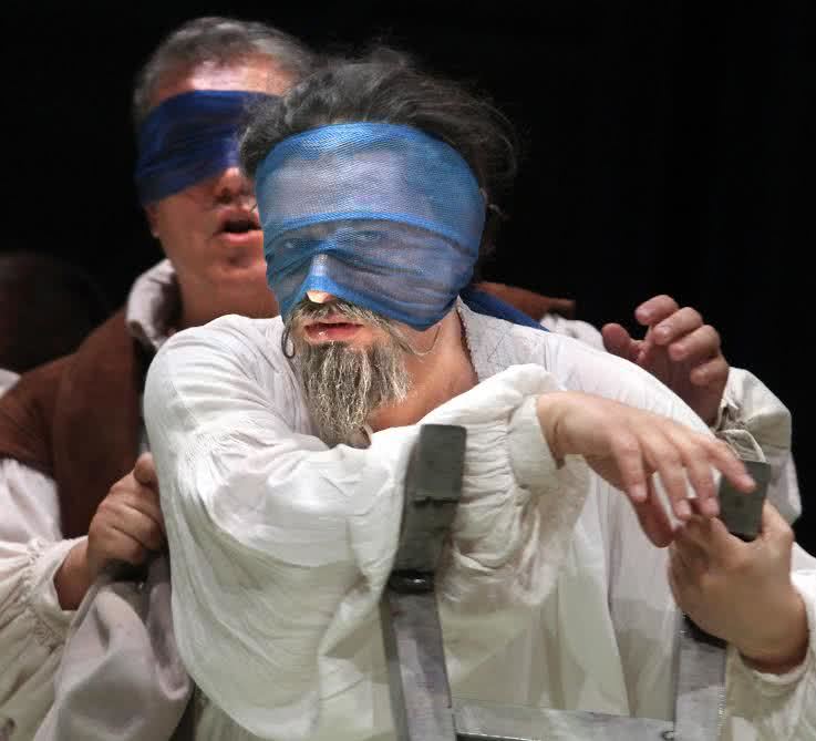 Alfredo García en El Caballero de la Triste Figura. Foto: Jaime Villanueva.