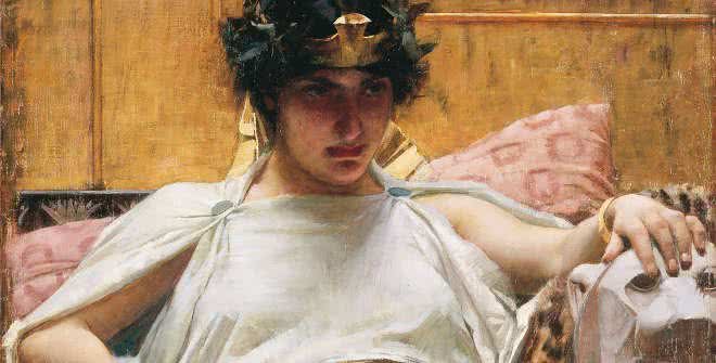 John William Waterhouse. Cleopatra, 1887.