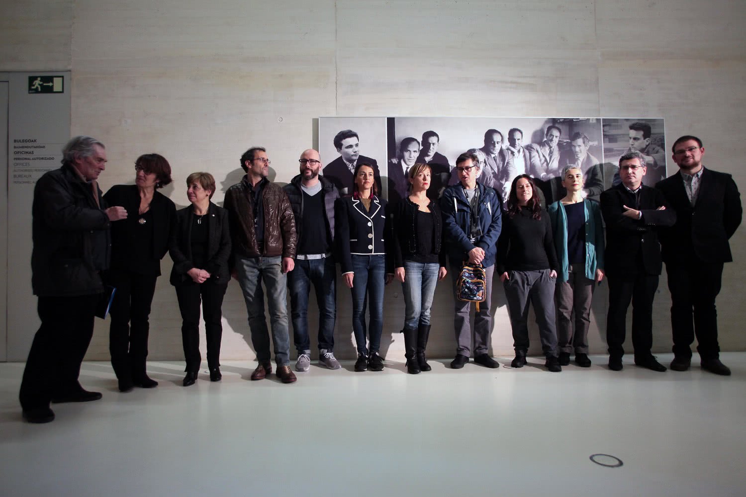 Presentación de la exposición '1966 | Gaur Konstelazioak | 2016'. Fotografía: Oskar Moreno.