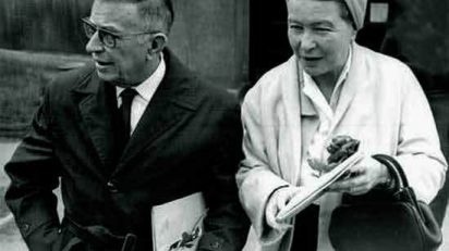 Simone de Beauvoir y Jean Paul Sartre.