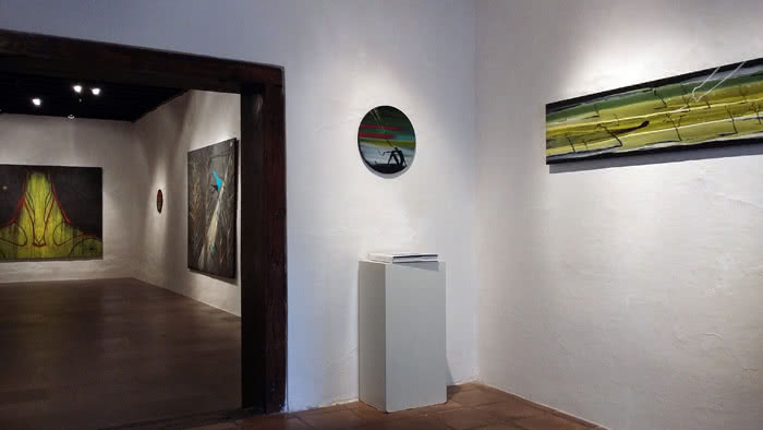 José Bedia en la Galería Artizar.