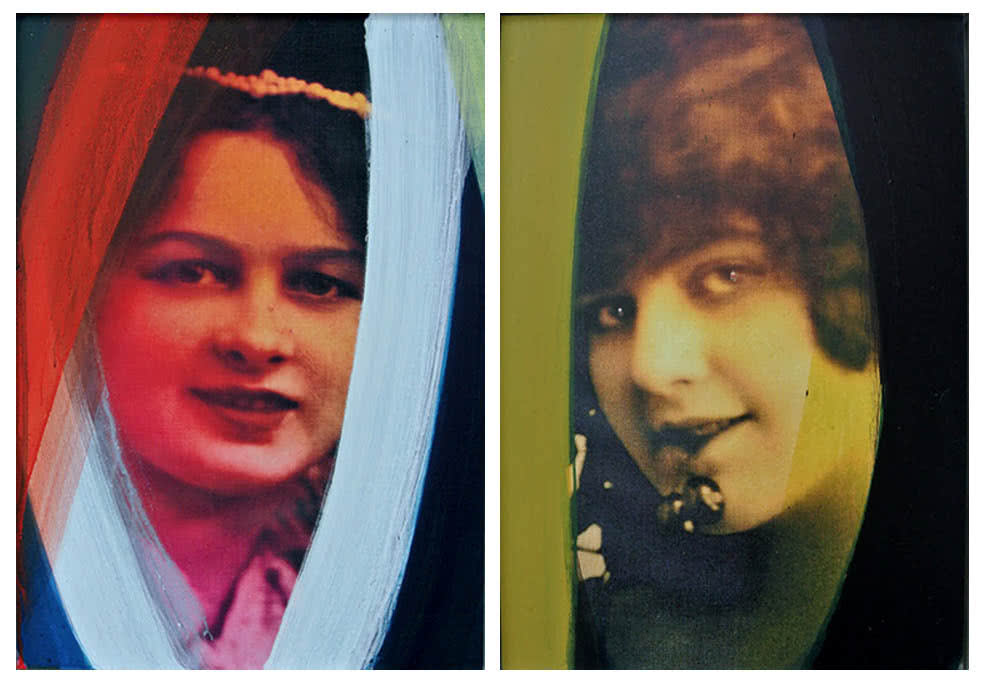 Sin título. Arnulf Rainer, 2015 / Sin título. Arnulf Rainer, 2014.