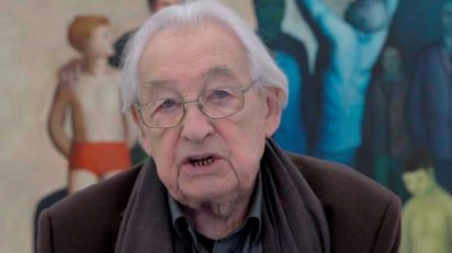 Andrzej Wajda, 2016. Cortesía Adam Mickiewicz Institute. Polonia.