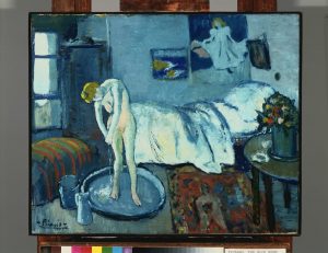 Pablo Picasso, La habitación azul, 1901. The Phillips Collection, Washington DC. © Sucesión Pablo Picasso, VEGAP, Madrid, 2016.