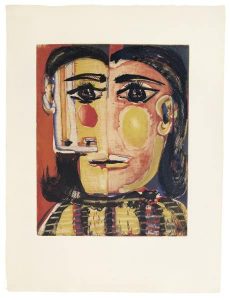 Pablo Picasso. Cabeza de mujer. Retrato de Dora Maar. V, 1939. © Museo Picasso Málaga. Foto: Marc Domage © Sucesión Pablo Picasso, VEGAP, Madrid, 2016.