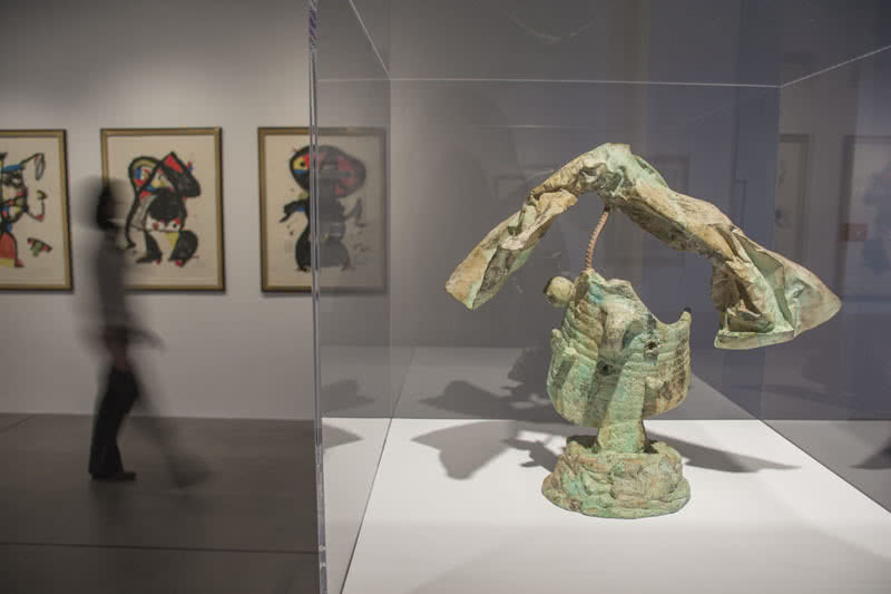 Exposición 'Huellas de tinta. Joan Miró en la Colección Würth'. Foto: Laura Peña.