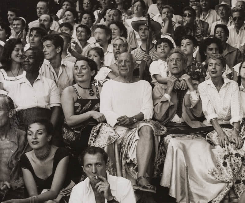 Jan Adam Stevens. Pablo Picasso en los toros. Vallauris, agosto de 1955. Museu Picasso, Barcelona. © Sucesión Pablo Picasso, VEGAP, Madrid 2016.