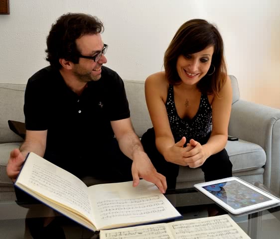 Mariví Blasco y Yago Mahúgo.