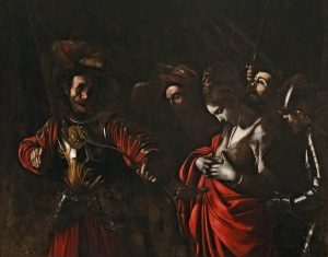 Michelangelo Merisi Caravaggio. El martirio de santa Úrsula. 1610. Nápoles, Gallerie d'Italia - Palazzo Zevallos Stigliano.